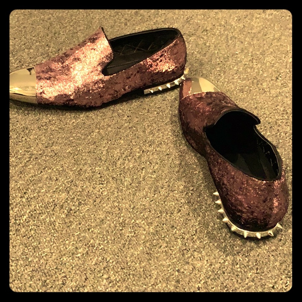 AMALI Steal toe dress slip-on shoe